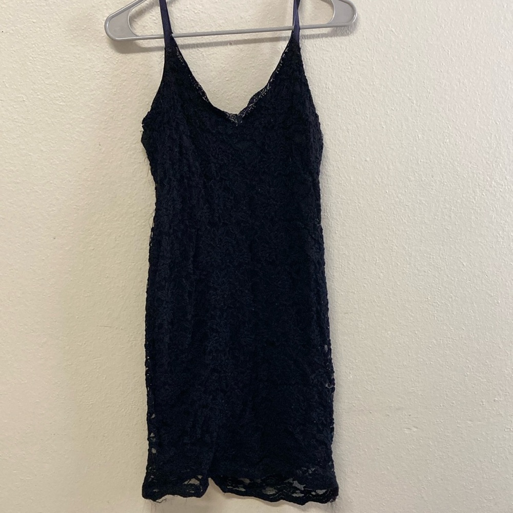 Elegant Black Lace Dress